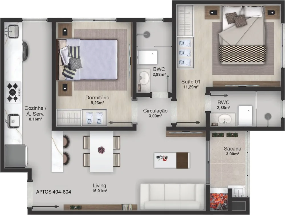 Apartamento para venda no bairro Centro em Balneário Camboriú