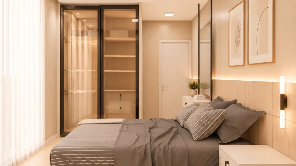 Apartamento 1 quarto para reserva no bairro Perequê em Porto Belo