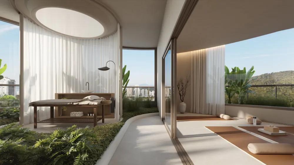 Apartamento 1 quarto para reserva no bairro Praia Brava em Itajaí