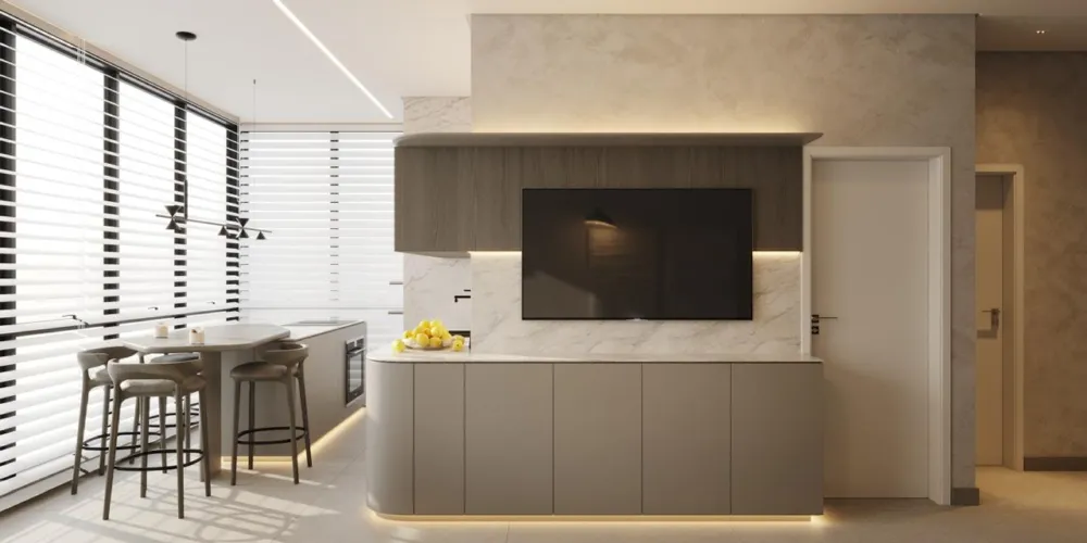 Apartamento 1 quarto para reserva no bairro Morretes em Itapema