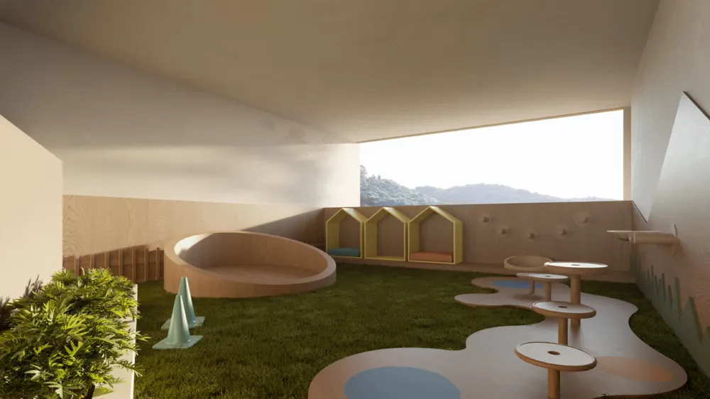 Apartamento 1 quarto para reserva no bairro Praia Brava em Itajaí