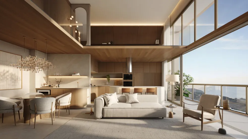 Apartamento 1 quarto para reserva no bairro Praia Brava em Itajaí
