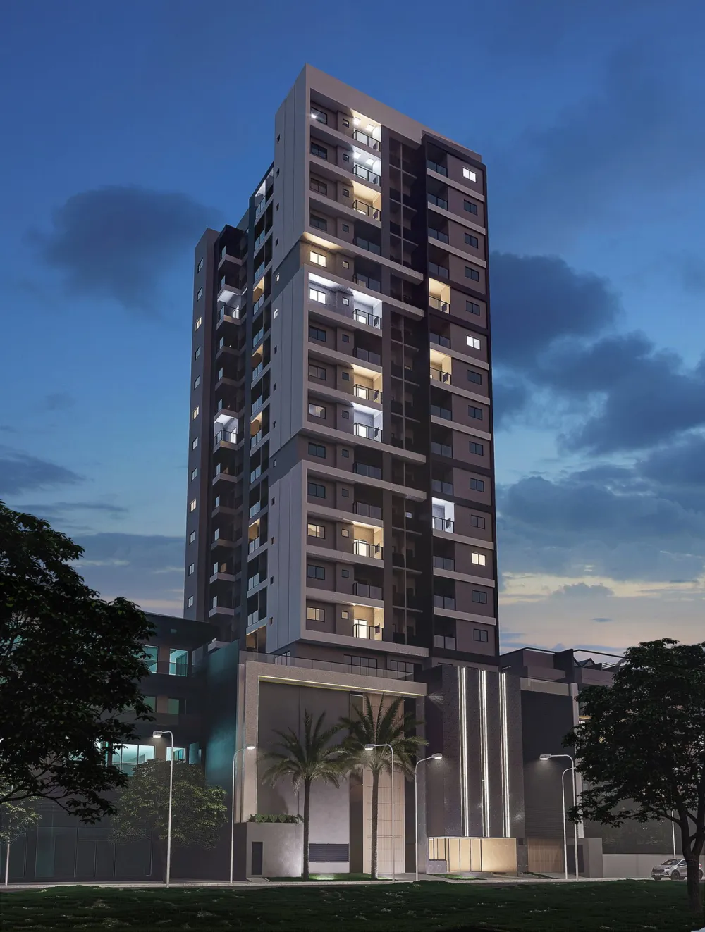 Apartamento 2 quartos para reserva no bairro Praia Brava em Itajaí
