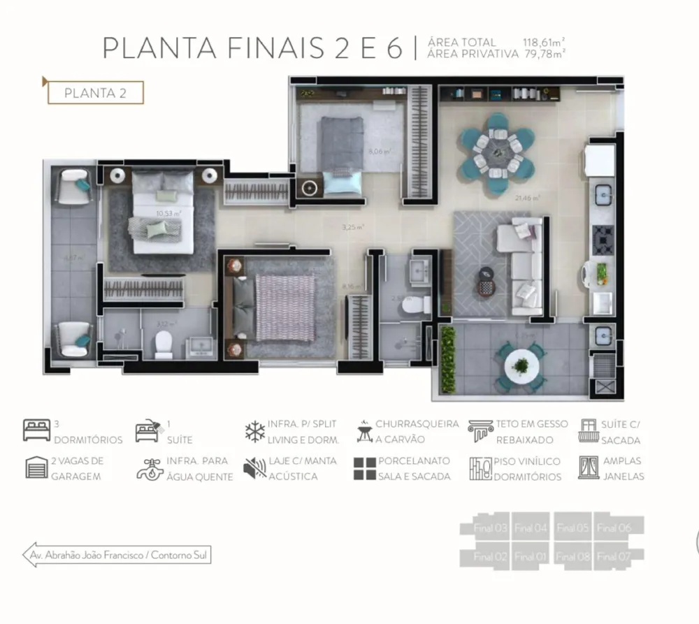 Apartamento para venda no bairro Centro em Itajaí