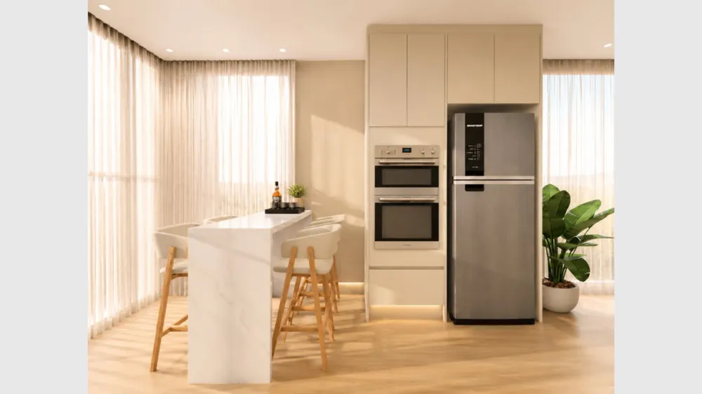 Apartamento 1 quarto para reserva no bairro Perequê em Porto Belo
