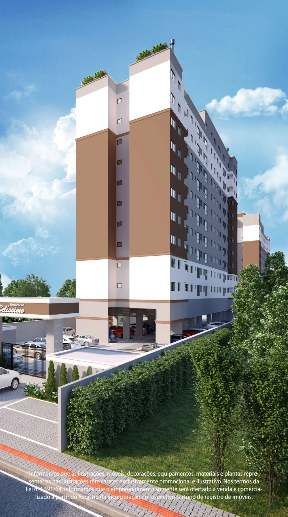 Apartamento 2 quartos para reserva no bairro Cordeiros em Itajaí