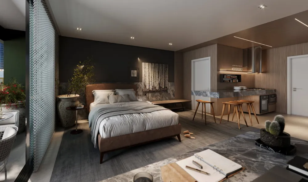 Apartamento 1 quarto para reserva no bairro Centro em Navegantes
