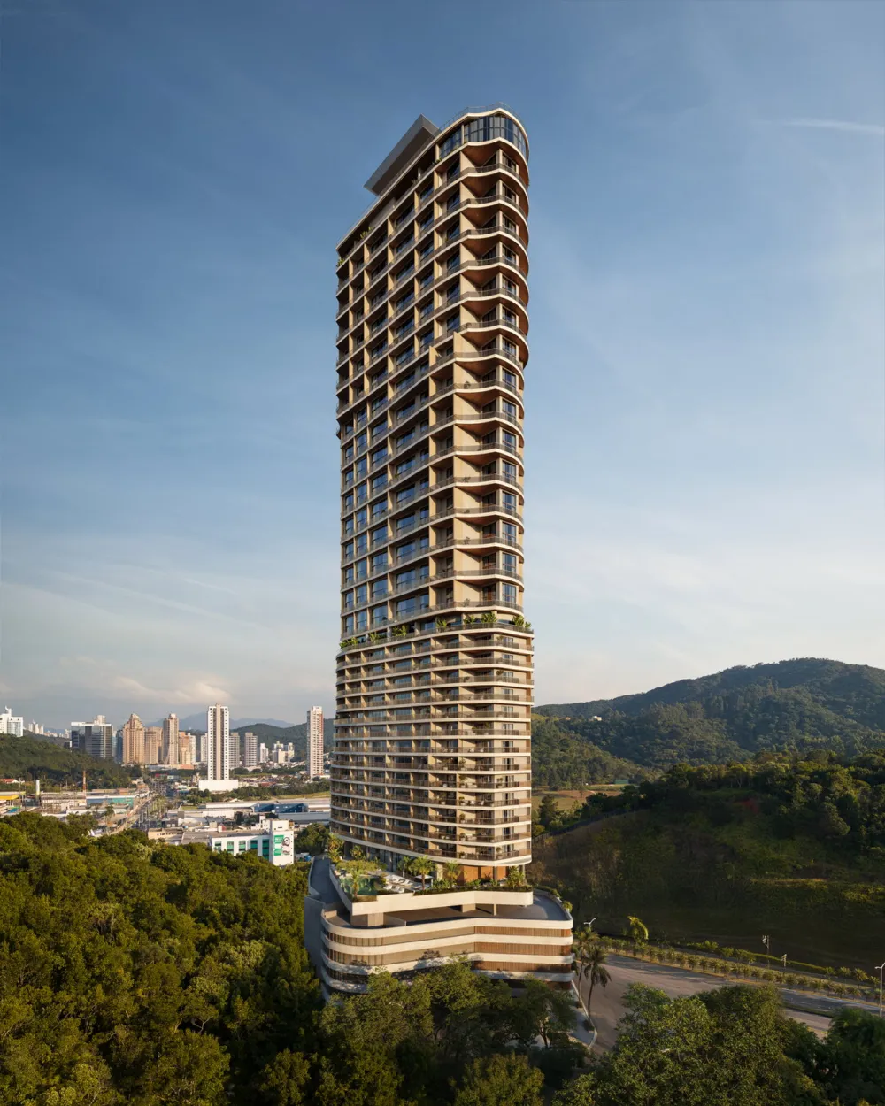 Apartamento 1 quarto para reserva no bairro Praia Brava em Itajaí